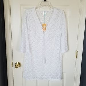 White Swim Beach Coverup